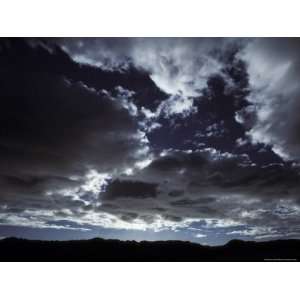  Storm Clouds Roll in over a Coastal Desert Escarpment, Australia 