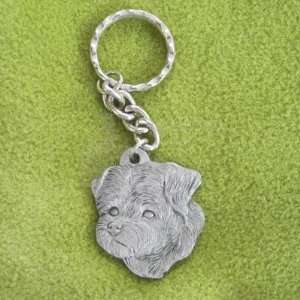  Pewter Key Chain I Love My Peke A Poo