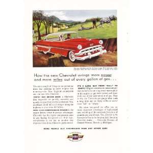   Bel Air Sport Coupe New England Original Car Print Ad 