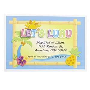 Personalized Luau Invitations   Invitations & Stationery & Invitations
