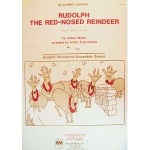  Rudolph the Red Nosed Reindeer for Clarinet Quartet 