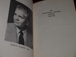 Joseph Campbell 1st EDITION Pentecostal Holiness Church  