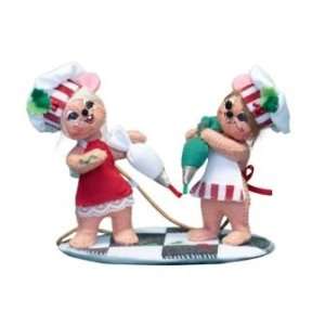 Annalee Mobilitee Doll Christmas Frosting Fun Mice 4 
