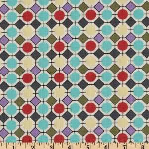  44 Wide Autopia Geometric Multi Olive Fabric By The Yard 