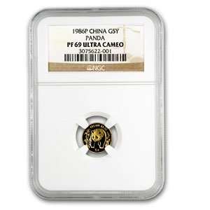   20 oz Proof) Gold Chinese Pandas   PF 69 UCAM NGC Toys & Games