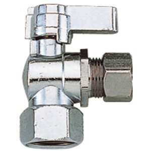   Brass PKF4440 1/2 FIP x 1/2 inch compression angle stop shutoff valve