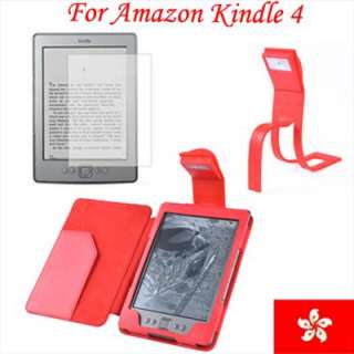  Cover For  Kindle 4 4th+LED Reading Light+LCD Film Guard  