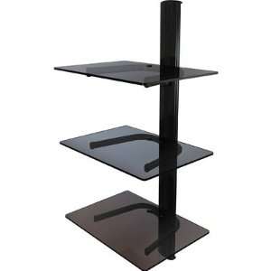  Triple Shelf Wall Mount System with Cable Management Electronics