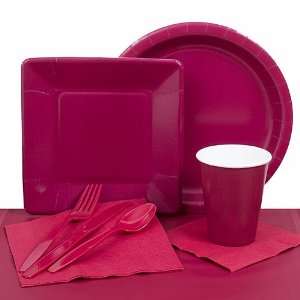 Burgundy Paper Party Kit Toys & Games