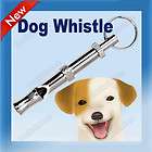 Pet Dog Training Adjustable Obedience Ultrasonic Sound Brass Whistle 