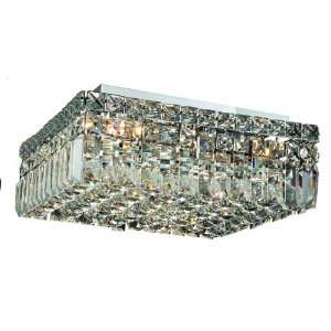  Ibiza Design 5 Light Square 14 Flush Mount Ceiling Light 