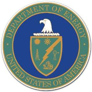  United States Department of Energy Car Trucks Sticker 4x4 