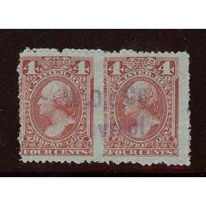  Scott #R15b Horizontal Pair Used Revenue Cancels 