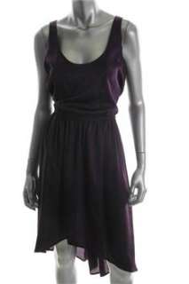 Aqua Purple Casual Dress BHFO Sale L  