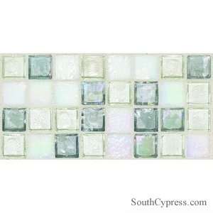  Daltile Egyptian Glass Moonstone Blend 1 x 1 Glass Mosaic Tile 