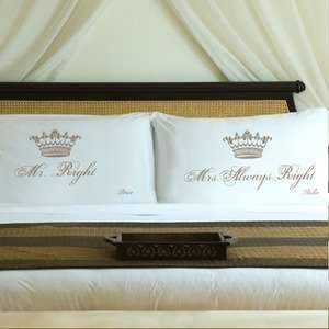   Couples Personalized Royal Correctness PillowCase Sets