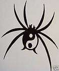 Spider Yin Yang Vinyl Decal / Sticker Car Truck Tattoo