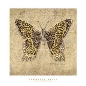  Leopard Butterfly by Jennette Brice 18x18
