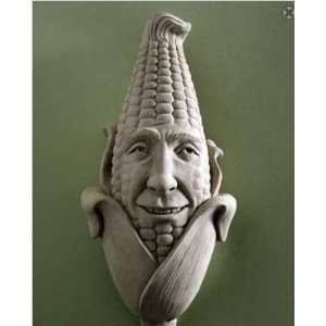  Hand Cast Stone Aw Shucks Corn   Collectible Veggie 