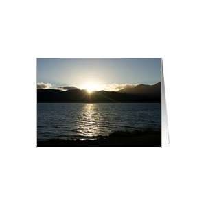 Te Anau Sunset Card