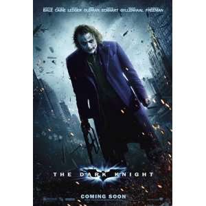  Batman Machine Gun In Street Joker   Wall Poster   22x34 