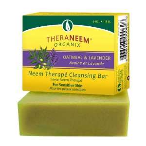  Oatmeal Lavender & Neem Oil Cleansing Bar Beauty