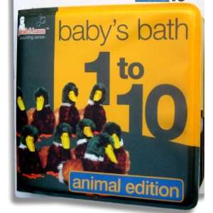    Splash & Learn Baby Bath Book   Animal Edition Toys & Games