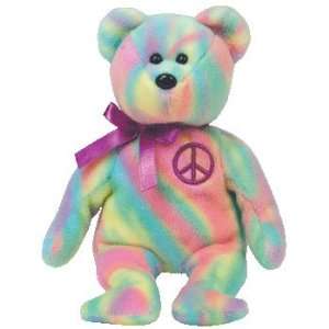  TY Beanie Baby Peace Bear Toys & Games