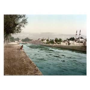  The Stream of Barada, Holy Land, Damascus, Syria, 1890 
