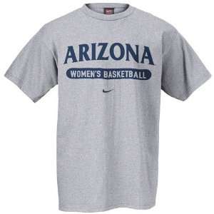  Nike Arizona Wildcats Ash Womens Basketball T shirt 
