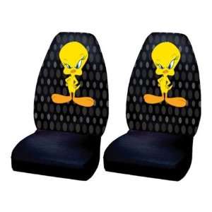 Tweety Bird Car Bucket Seat Covers   One Pair