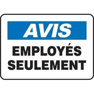  AVIS Sign   7 x 10 Adhesive Dura Vinyl