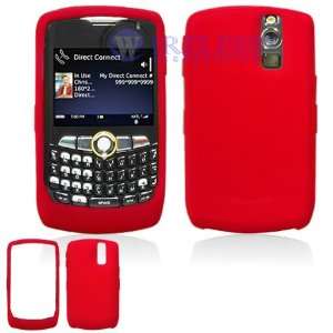  Red Gel Skin Case for BlackBerry Curve 8350i Nextel/Sprint 