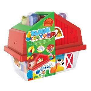    Aquastone Group Block Crayon Color And Stow Farm Toys & Games
