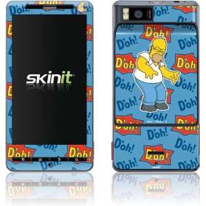  Homer DOH skin for Motorola Droid X Electronics