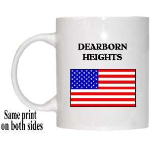  US Flag   Dearborn Heights, Michigan (MI) Mug Everything 