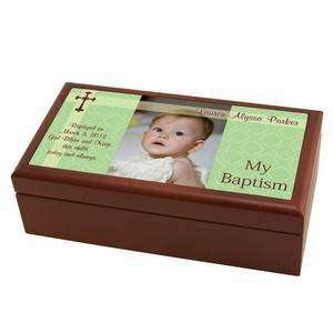  Personalized Baptism Keepsake Photo Box Baby