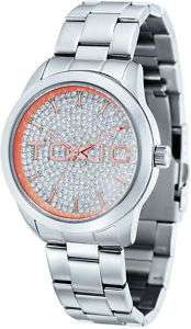 Mens Silver Stainless Bling Watch Toxic TXL 30040 F DB  