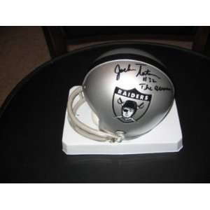 Jack Tatum Autographed Mini Helmet   Lb Sports coa