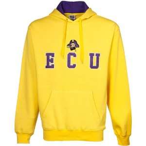 ECU Pirate Sweat Shirt  East Carolina Pirates Gold Classic Twill 