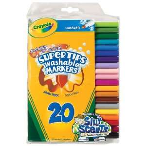  Washable Markers 20Ct Super Tips