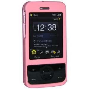  Rubberized Baby Pink Snap Crystal Hard Case For Sprint Pcs 