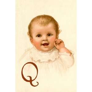  Baby Face Q by Ida Waugh 12x18