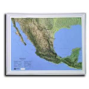  Mexico Topographic Relief Map