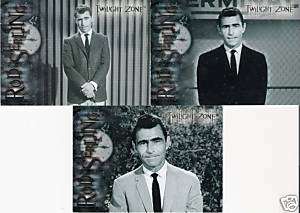 TWILIGHT ZONE ROD SERLING COMPLETE SET RS1 RS2 RS3  