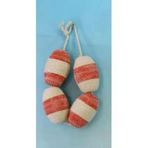  Wooden Red Nautical Floater 13   Wooden Floats & Buoys 