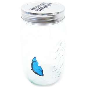   (Glass Butterfly Jar) Butterfly Jar Blue Morpho Toys & Games
