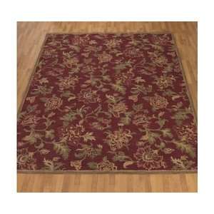  Pottery Barn Palampore Area Wool Rug Red 