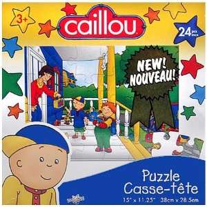    Caillou 24 Piece Puzzle   Caillou & Leo go to school Toys & Games