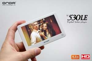   VX530LE 4.3 TFT LCD Display 4GB 720P  MP4 Player HD Video TV Out